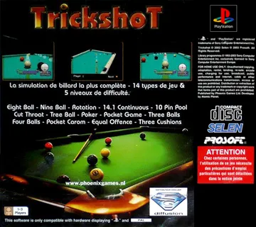 Trickshot (EU) box cover back